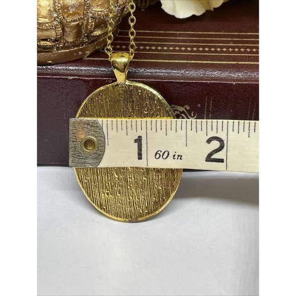 Christmas Gift Black Cream Wedding Xmas Cameo Hummingbird Gold Crystal Necklace - Picture 8 of 9